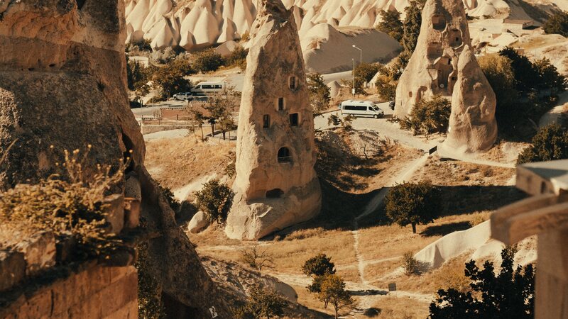 Ürgüp old town and fairy chimneys